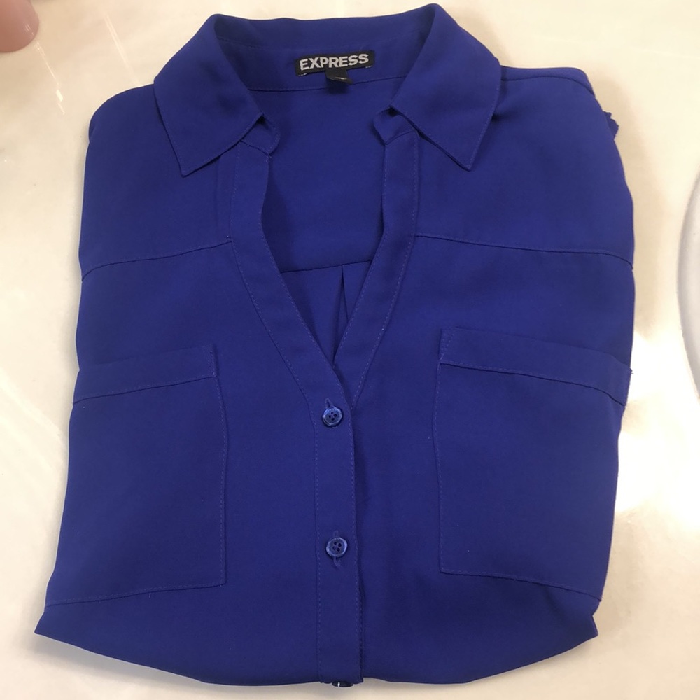 Express Portofino top. Purple/blue color. Size medium